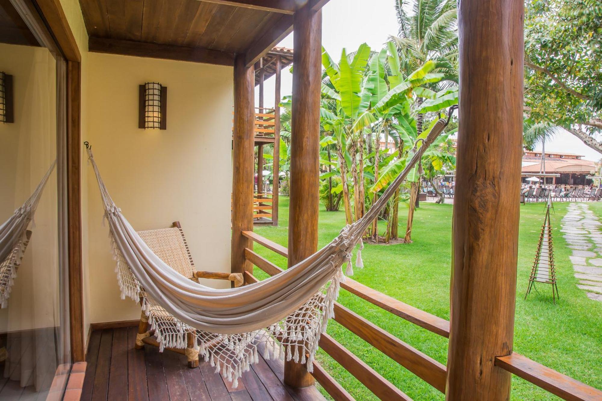 منتجع لا توري الشامل كليًا بورتو سيغورو المظهر الخارجي الصورة A hammock on a balcony